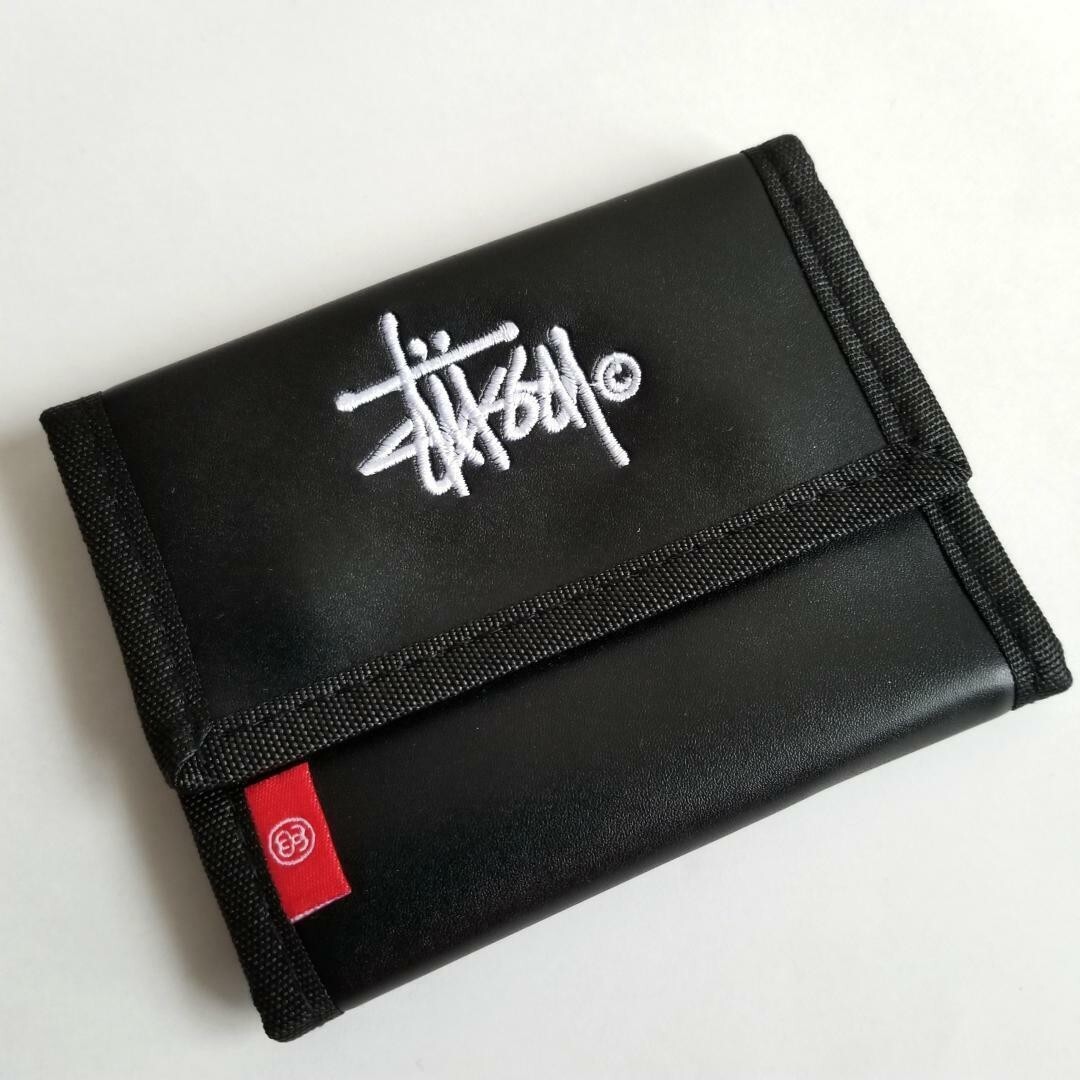 Stussy Tri-fold Wallet Coin Case Pouch Japanese Magazine Stussy Tri-fold Wallet Coin Case Pouch Japanese Magazine