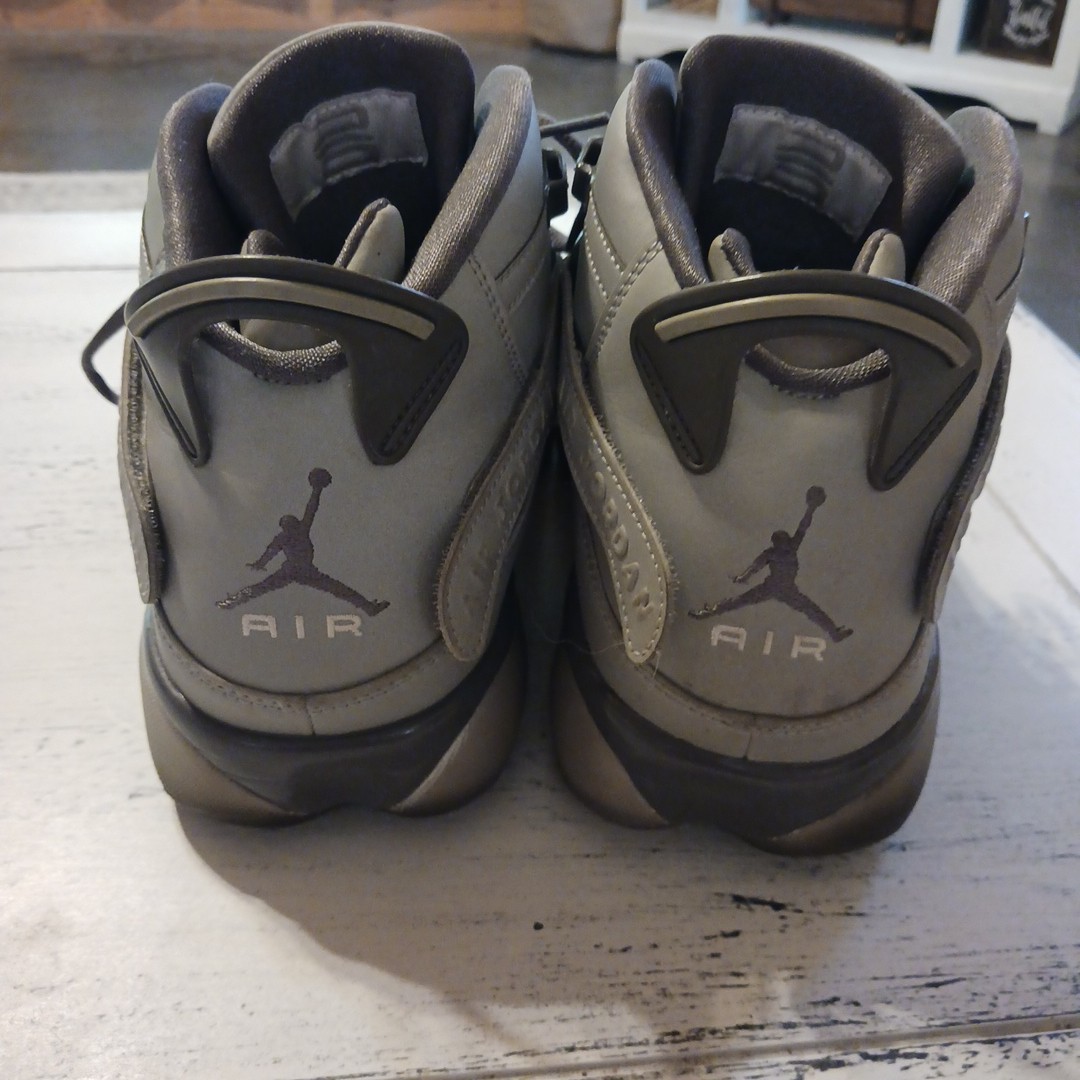 Air Jordan 6 Rings 3M Size 12 Grey White Light Graphite CW4641-001