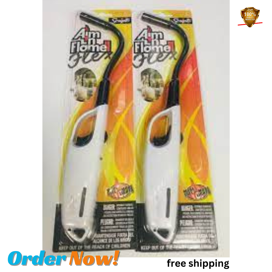 Scripto Multi Purpose, Flame Lighter Flexible, Random Colors Decoflex -PACK Of 3