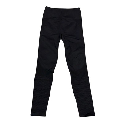 Fabletics Leggings XS 2 - 4 Black Seamless High Waisted Mesh Leggings