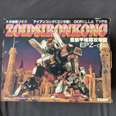 Tomy ZOIDS IRON KONG New 1983 Japan Never Removed From Box Tomy ZOIDS IRON KONG New 1983 Japan Never Removed From Box
