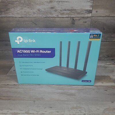 TP-Link Archer C80 AC1900 Dual Band Wi-Fi Router