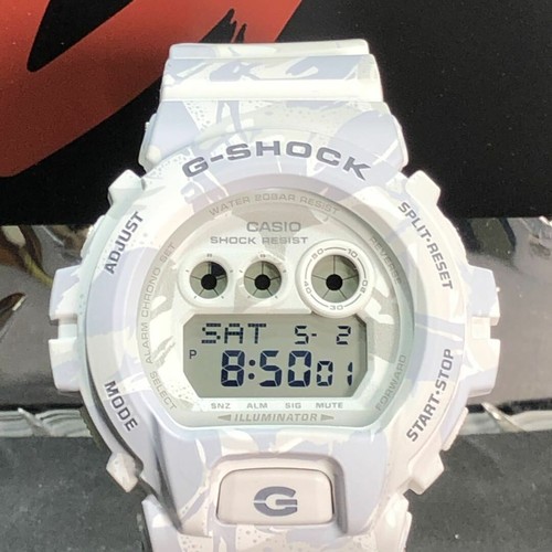 Pre-owned Casio Gd-x6900mc-7 G-shock Camouflage Series Big Size Men's Watch