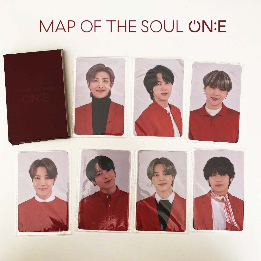BTS MAP OF THE SOUL ON:E Card Ticket Official Photo Card MOS