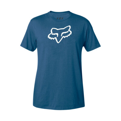 

Футболка с короткими рукавами премиум-класса Fox Racing Legacy Fox Head (пыльно-синяя), Dust blue
