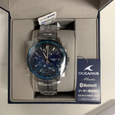 Pre-owned Casio Oceanus Ocw-s7000bv-2ajr S7000 Series Men's Wrist Watch Silver Limited