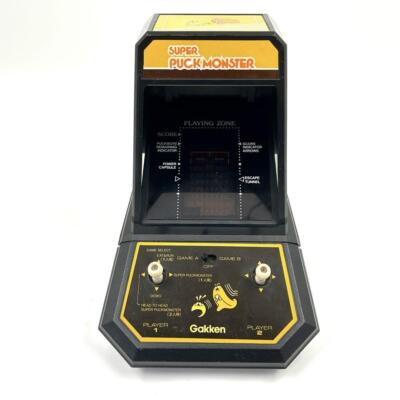GAKKEN Super Puck Monster Pacman LSI Game Console Vintage