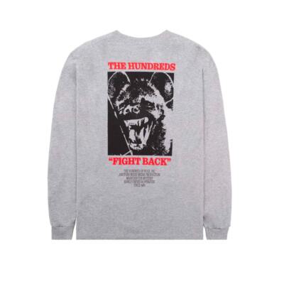 

Футболка The Hundreds Raging с длинным рукавом (спортивная вересковая), Athletic heather