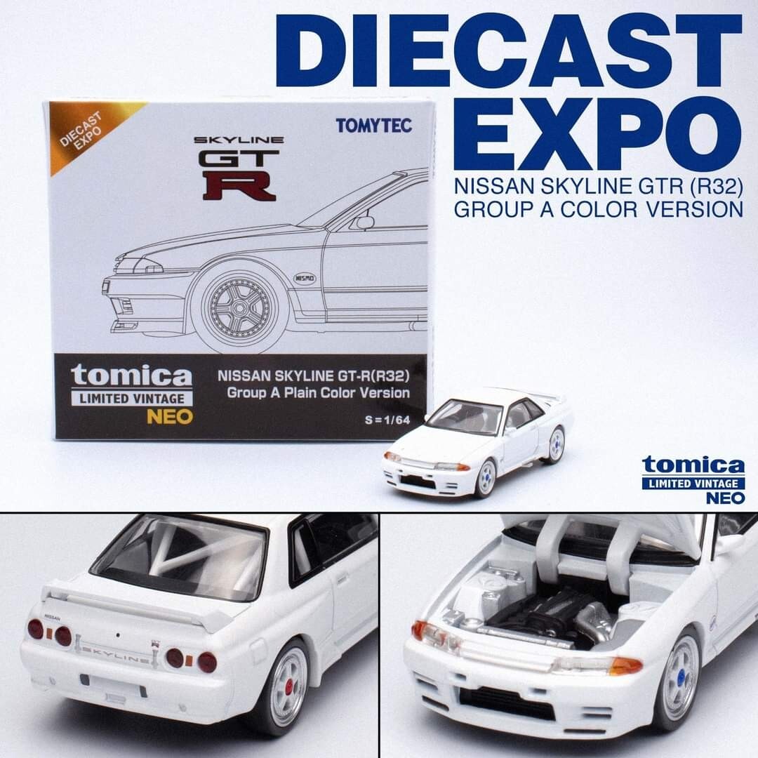 1/64 トミカ　ニッサン R32 GT-R ステアリング可動　シャコタン 1/64 トミカ ニッサン R32 GT-R ステアリング可動 シャコタン