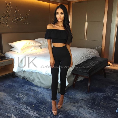 2 piece crop top jumpsuit