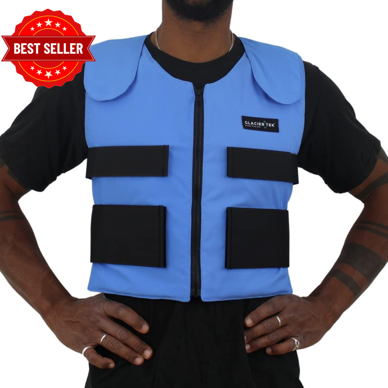 Sports Cool Vest with Set of 8 Nontoxic Cooling Packs…