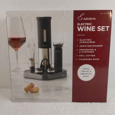 Rabbit Electric Wine Set New In Box