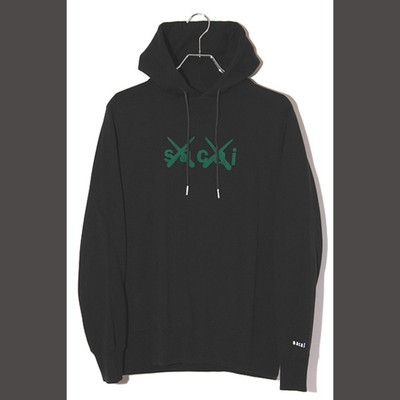 Sakai Sacai x Kaws Cows Flock Print Hoodie 1 BLACK 21-0286S