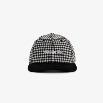 Aime Leon Dore ALD Wool Heritage Hat Black/White Houndstooth Suede 
