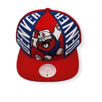 Mitchell & Ness Denver Nuggets Big Face Callout HWC Adjustable Snapback Hat Cap