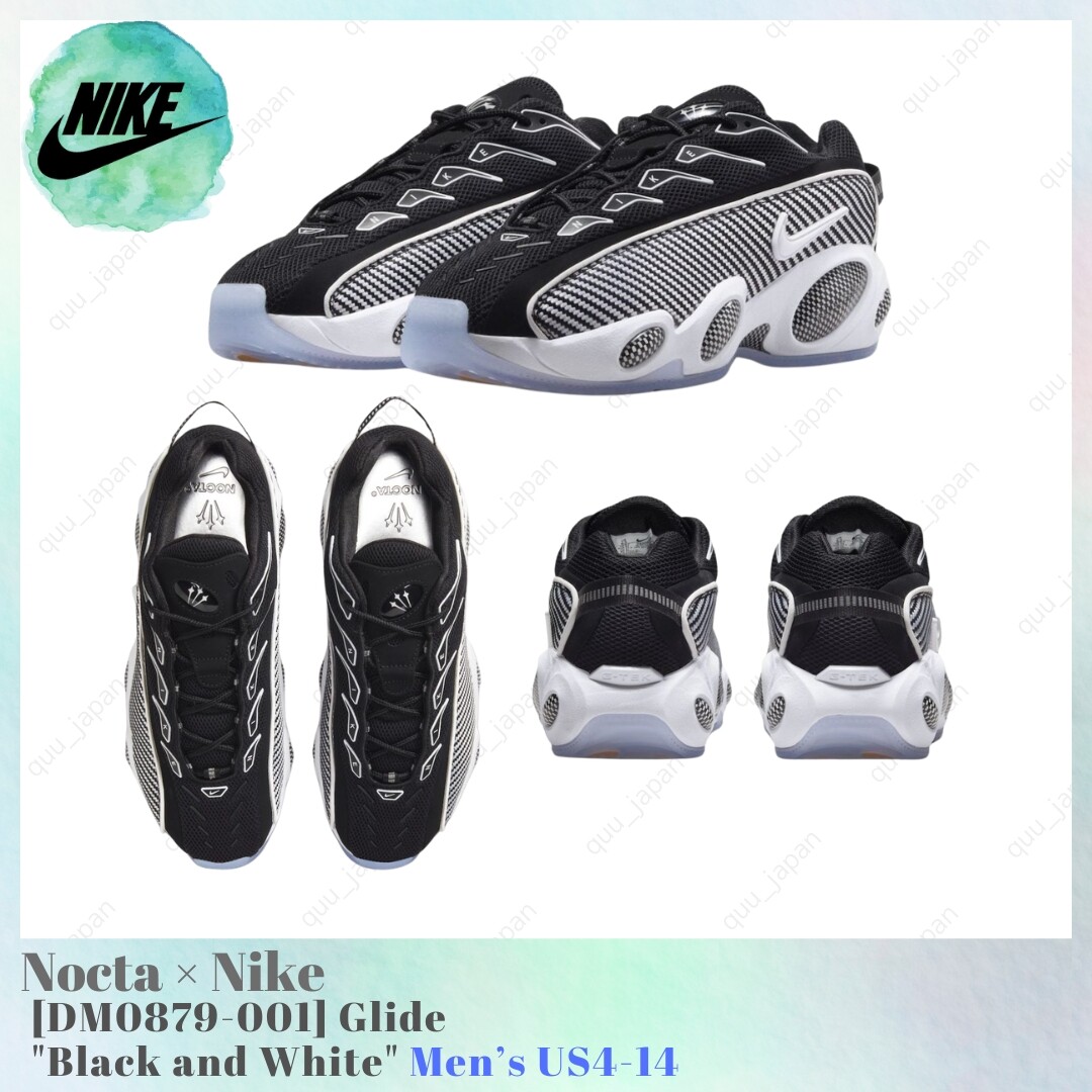 Nocta × Nike Glide Black and White DM0879-001 Men's US4-14