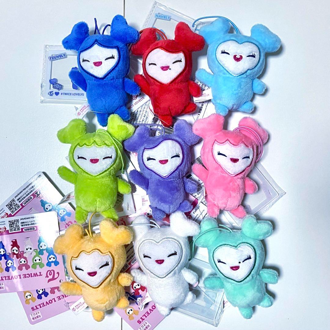 TWICE LOVELY ぬいぐるみマスコット 7種セット TWICE LOVELYS のびふにゃBIGぬいぐるみ 7種セット - メルカリ