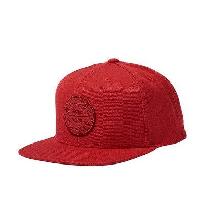 

Кепка Brixton Oath III Snapback Hat (оранжевый феникс/темно-кирпичный) 6-панельная кепка, Phoenix orange/dark brick