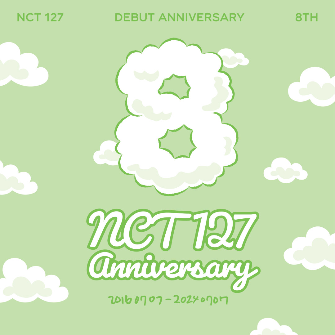 NCT 127 8th anniversary party ヘチャン NCT] NCT 127 : 8th Anniversary MD – krmerch