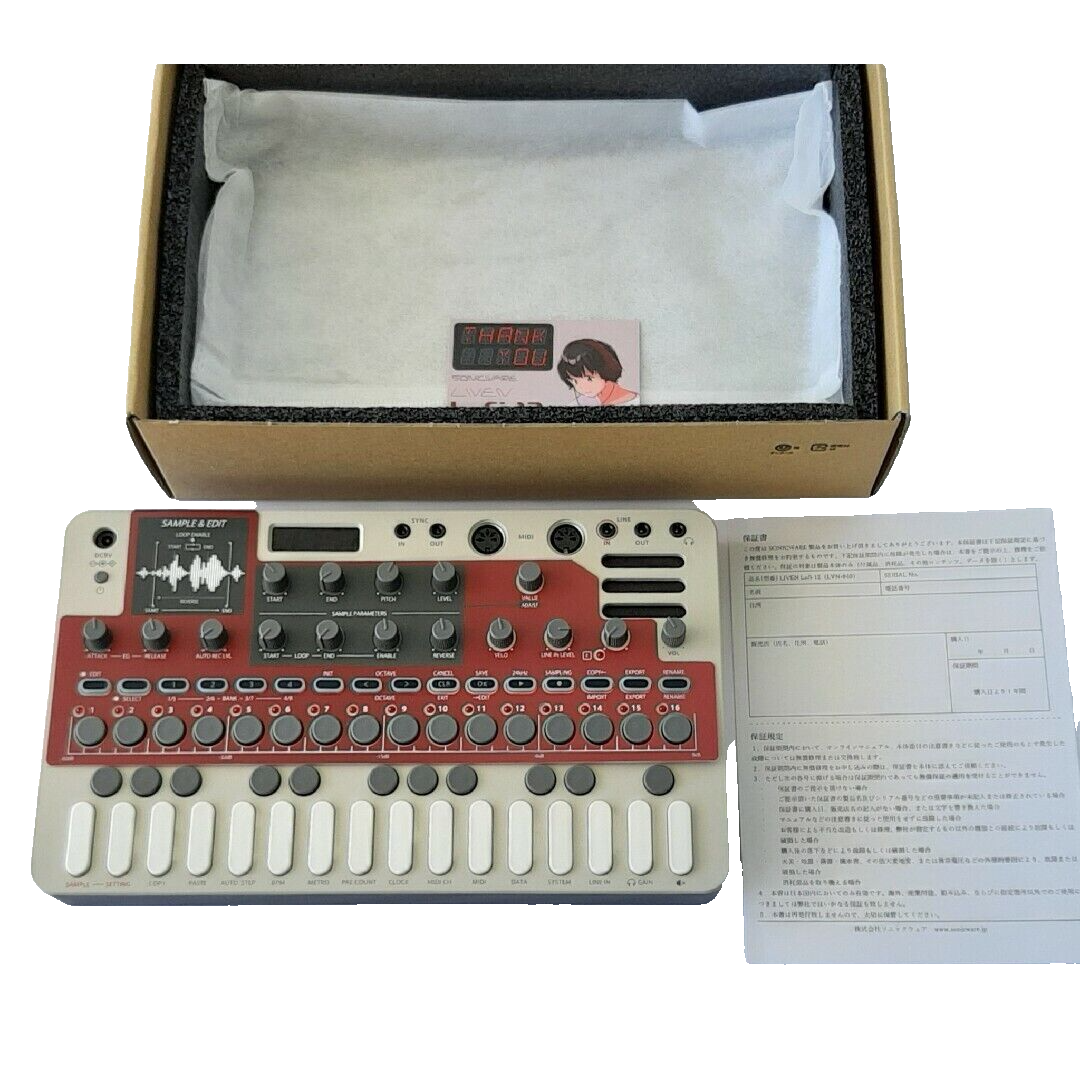 SONICWARE LIVEN Lofi-12 Sampler and Groove Box 4-Track SONICWARE LIVEN Lofi-12 Sampler and Groove Box 4-Track