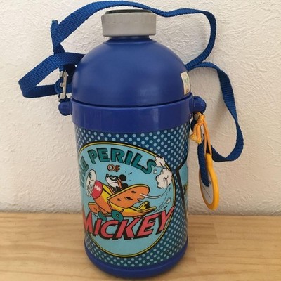 Disney Mickey Retro Water Bottle with Straw New