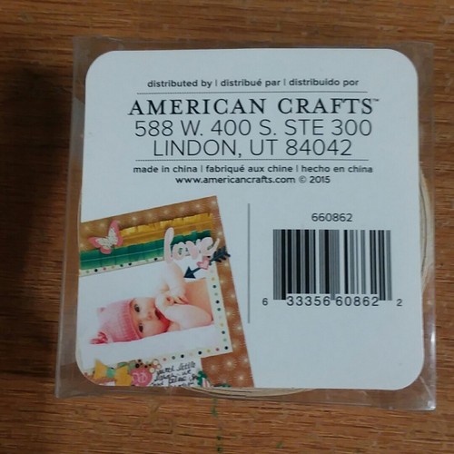 We R Memory Keepers Fuseables Fringe Tape, 16.5', Yellow