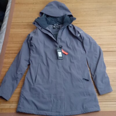 NWT Womans Oros Orion Parka Jacket Solarcore Small Grey