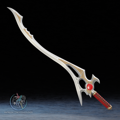 Sengoku Blade of Darknesser — 3D Printed RAW DIY Cosplay Kit + 1:1 Scale