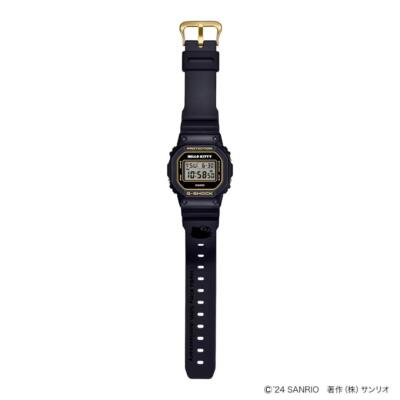 Pre-owned Casio G-shock Hello Kitty 50th Anniversary Collaboration Dw-5600kt24-1jr Limited Black