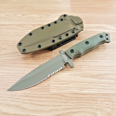 Halfbreed Blades Medium OD Fixed Knife 5.31'' D2 Tool Steel Blade G10 Handle