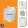 FastRack 5 Gallon Water Jug (Pack of 4) | BPA-Free, Food-Grade, and Leak-Proof | White Water Container | Ideal for Brewing, Fermentation, or Storage