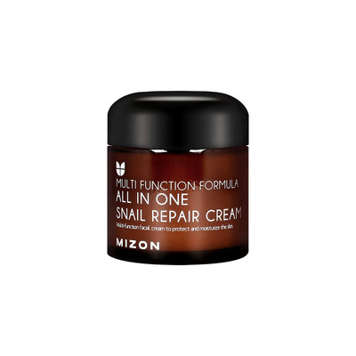 MIZON All in One Snail Repair Cream, Face Moisturizer with Snail Mucin Extract, 