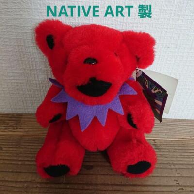 Plush Toy Native Art Trading Co. Grateful Dead Bear 7 Inches