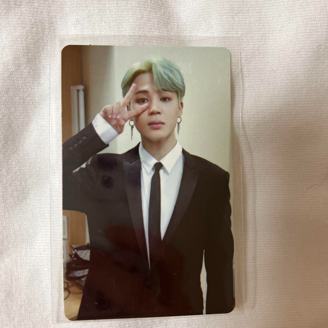 BTS Jimin ジミン トレカ 2018 Memories DVD BTS Jimin Official Trading Card Memories of 2018 DVD