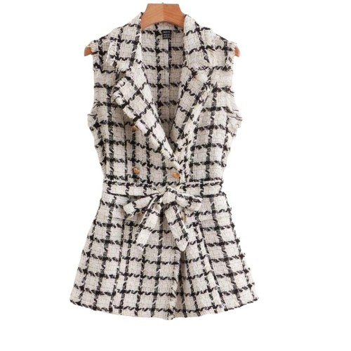 Poodle far docking tweed vest | BéBéoD powered by BASE Poodle far docking tweed vest | BéBéoD powered by BASE