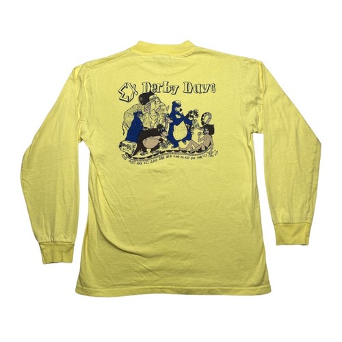 VTG 80s sigma chi derby days jungle book Disney Parody Lite Beer L/S Shirt sz M