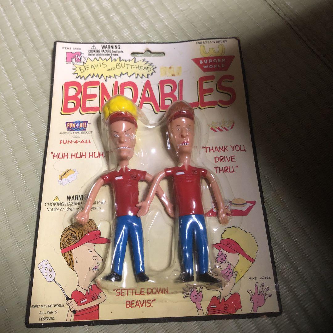 No. 19 Beavis and Butt-head フィギュア カエル付き BEAVIS AND BUTT-HEAD - BUTT-HEAD HEAD KNOCKER