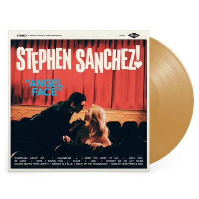 Stephen Sanchez **ANGEL FACE **New Gold Colored Vinyl Record LP INDIE ONLY