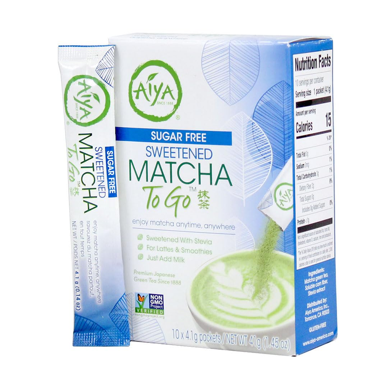 Japanese Sugar-Free Sweet Matcha to Go Sticks - Stevia Sweet