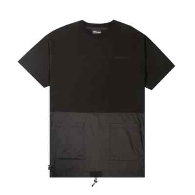 

Футболка с короткими рукавами The Hundreds Terrain (черная) с рисунком, Черный