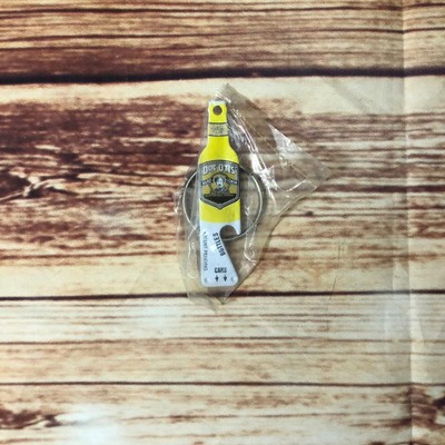 NEW Doc Otis Hard Lemon Keychain, Bottle Can Opener Advertising Logo NIP