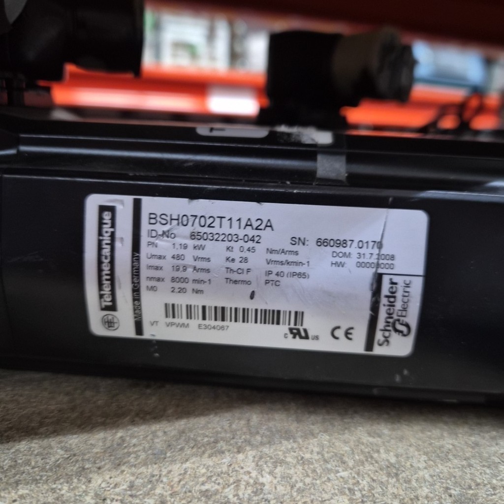 Schneider Electric BSH0702T21A2A 650322203-042 Telemecanique SERVO MOTOR — 2