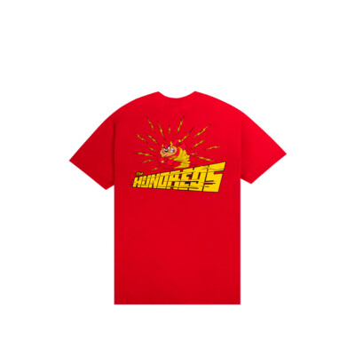 

Футболка с короткими рукавами The Hundreds Flash Taz (красная) с графическим рисунком, Красный