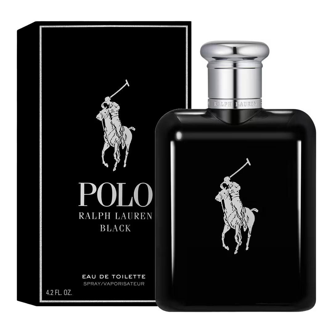 Polo Black by Ralph Lauren for Men Eau de Toilette Spray 4.2 oz