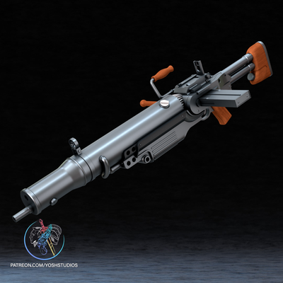Assault Rifleer — 3D Printed RAW DIY Cosplay Kit + Prop Replica + RAW DIY