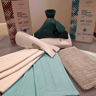 Panni Per Fughe Compatibili Folletto Pulilava SP520/530 - Set 4 Pezzi, Lavabili