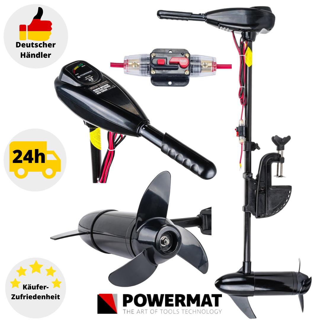 Außenborder Elektro Bootsmotor Elektromotor Außenbordmotor Schlauchboot 750W