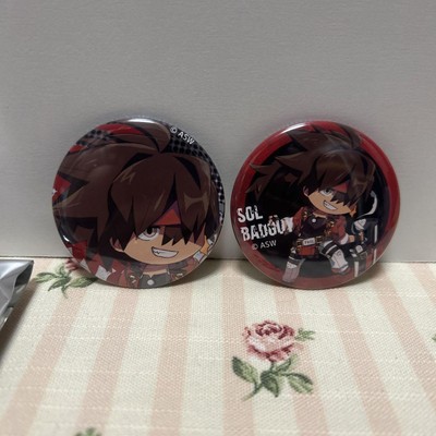 GUILTY GEAR Goods lot Strive Sol Bad Guy pinback button 2pcs