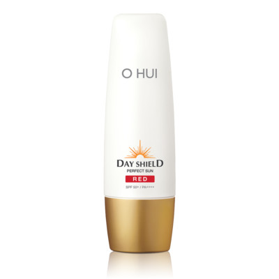 O HUI OHUI Day Shield Perfect Sun RED SPF50+/ PA++++ (No Box) Moist Suncare