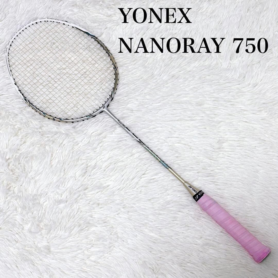美品 YONEX NANORAYナノレイ750 4UG5 ケース付 グリップ新品 $_57.JPG?set_id=880000500F